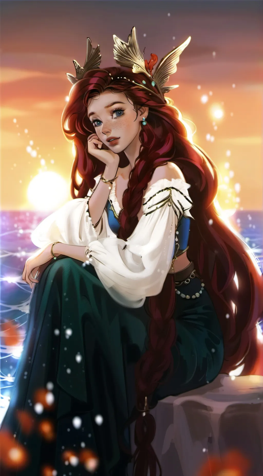 ai character: Aria background