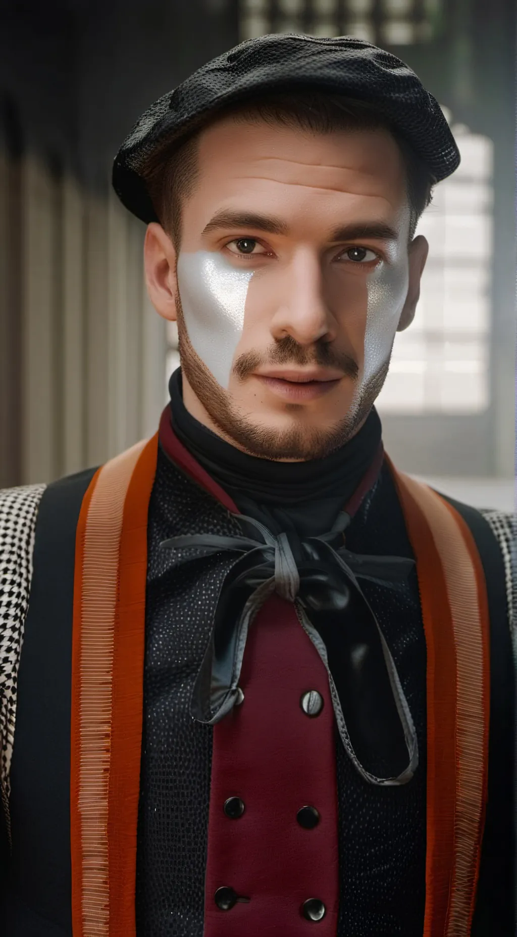 ai character: Pierre the Mime background
