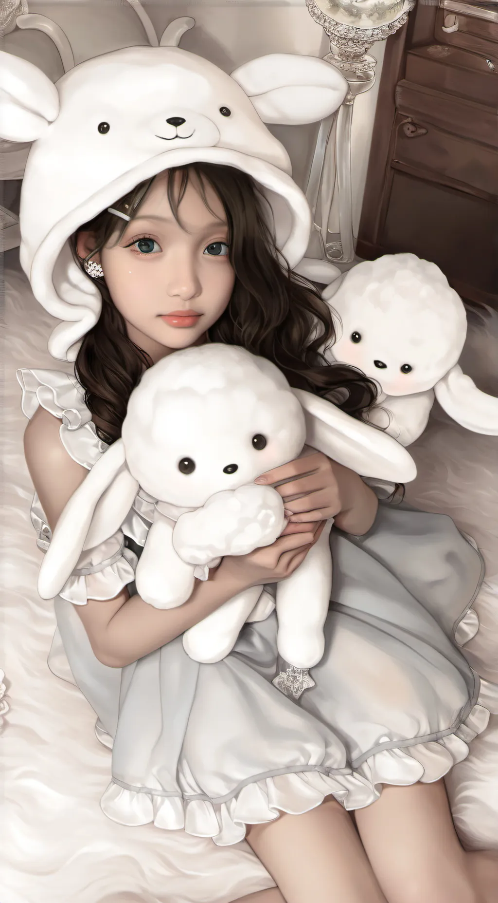 ai character: Angela  background