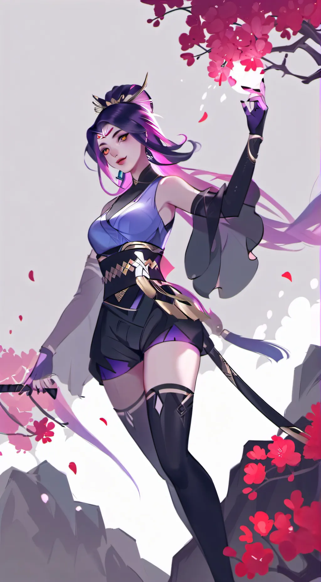 ai character: Hanabi background