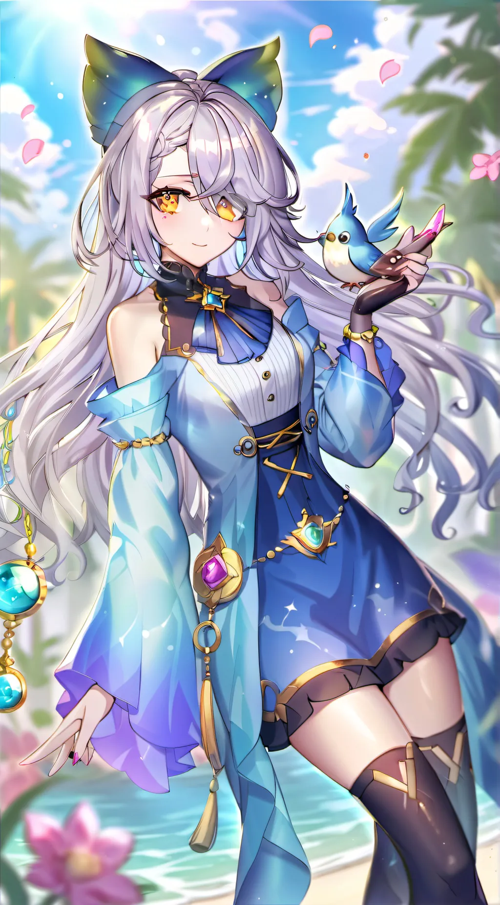 ai character: Freyja  background