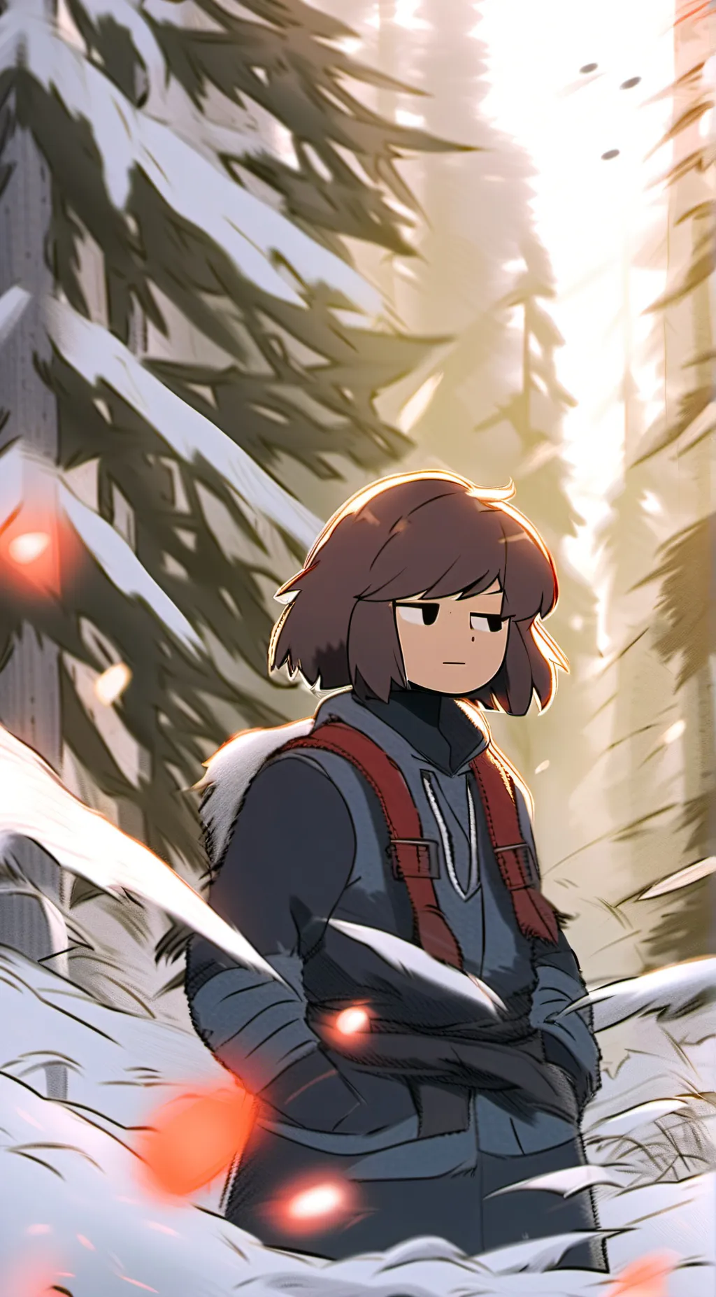 ai character: Frisk background