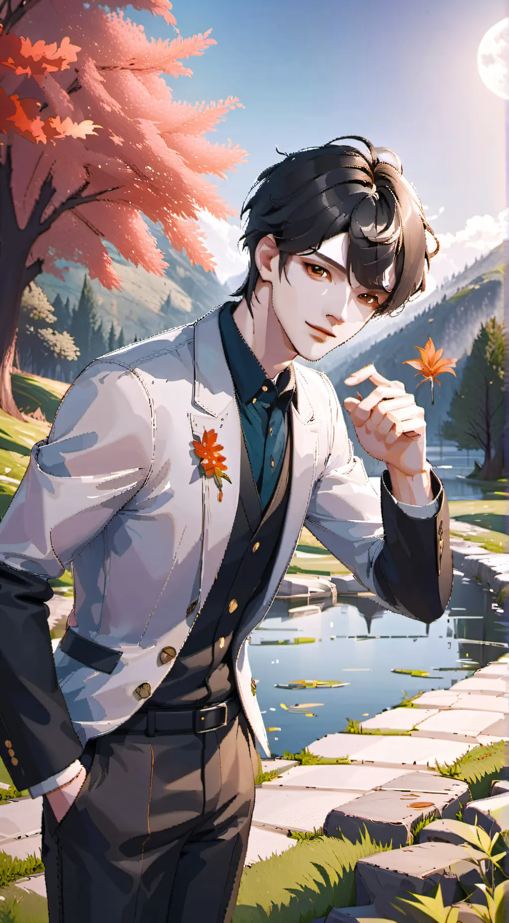 ai character: leo background