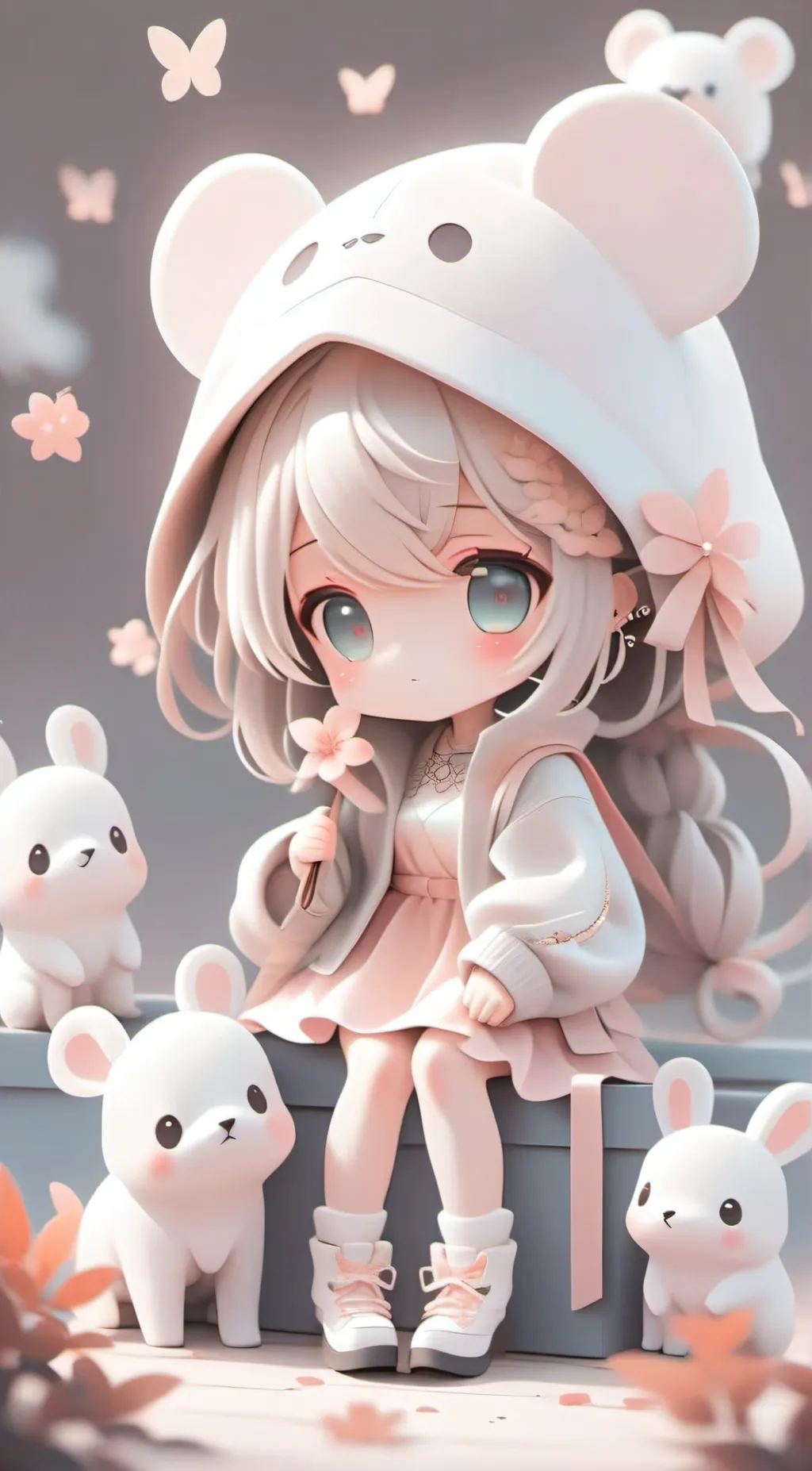 ai character: cookie  background