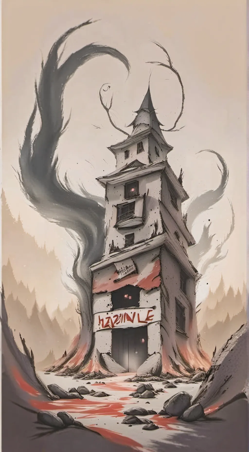 ai character: ~the Hazbin hotel~ background
