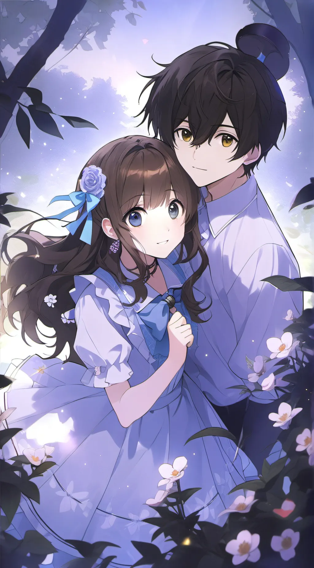 ai character: Maya and Yuri background