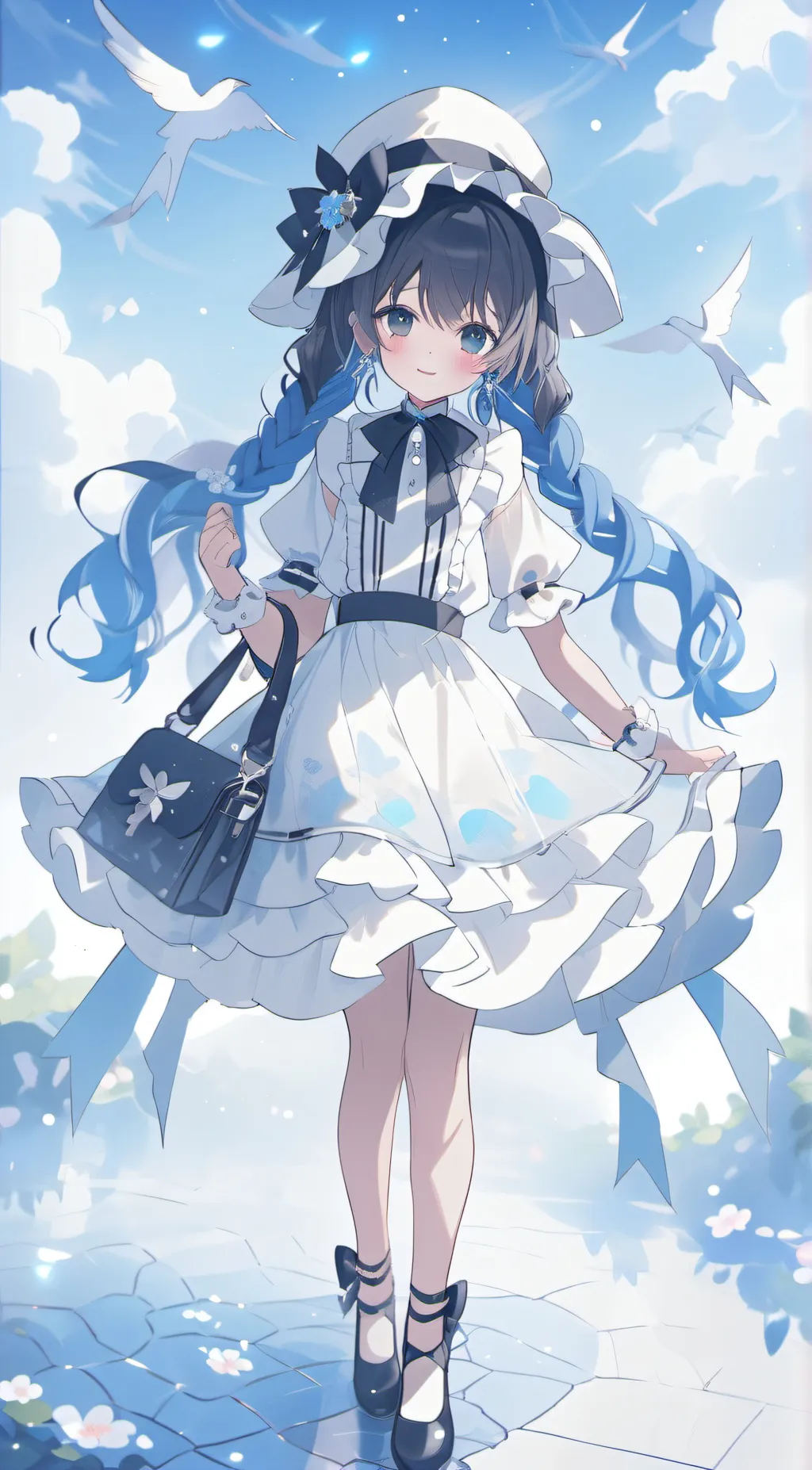 ai character: Hatsune Miku background