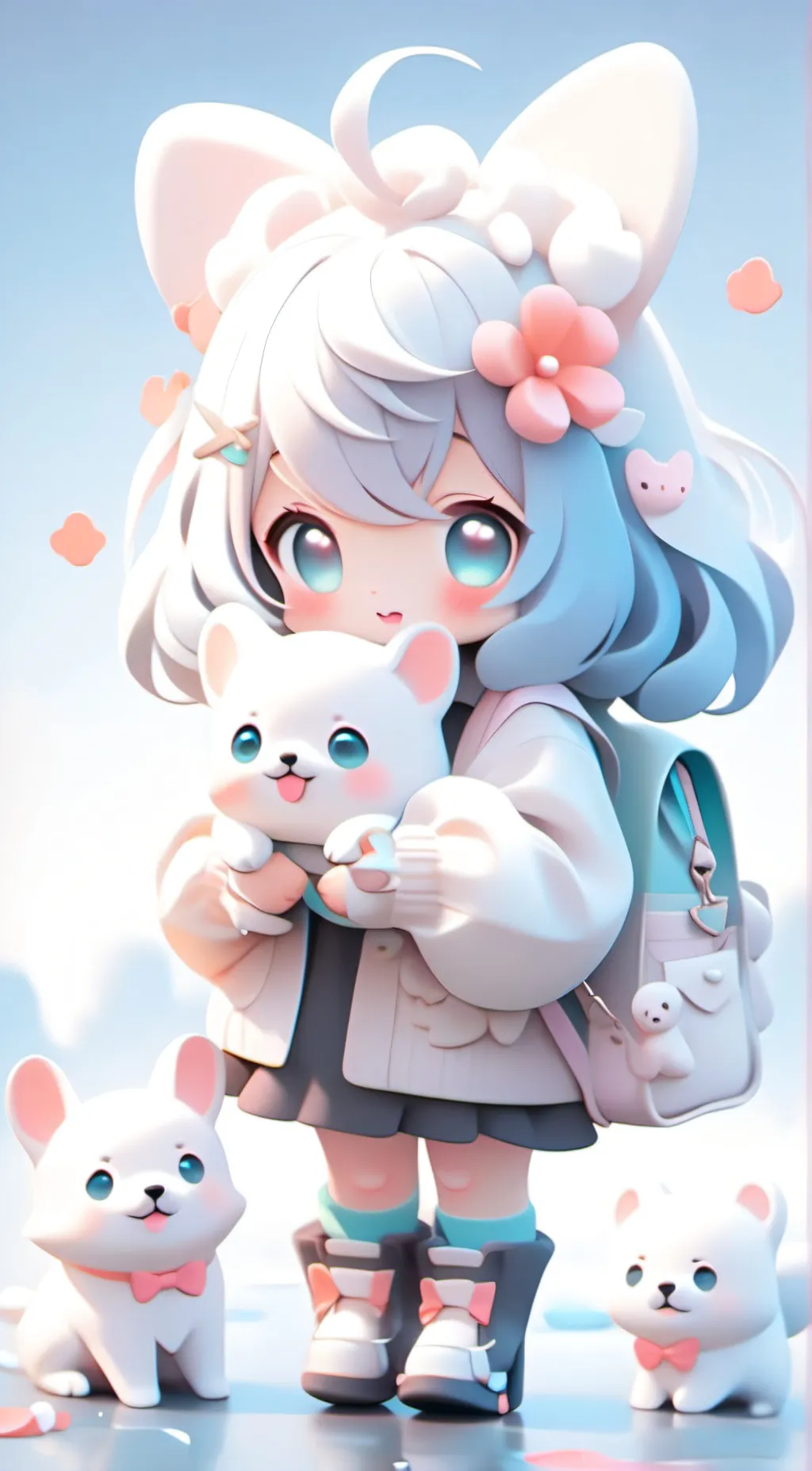 ai character: Luna background