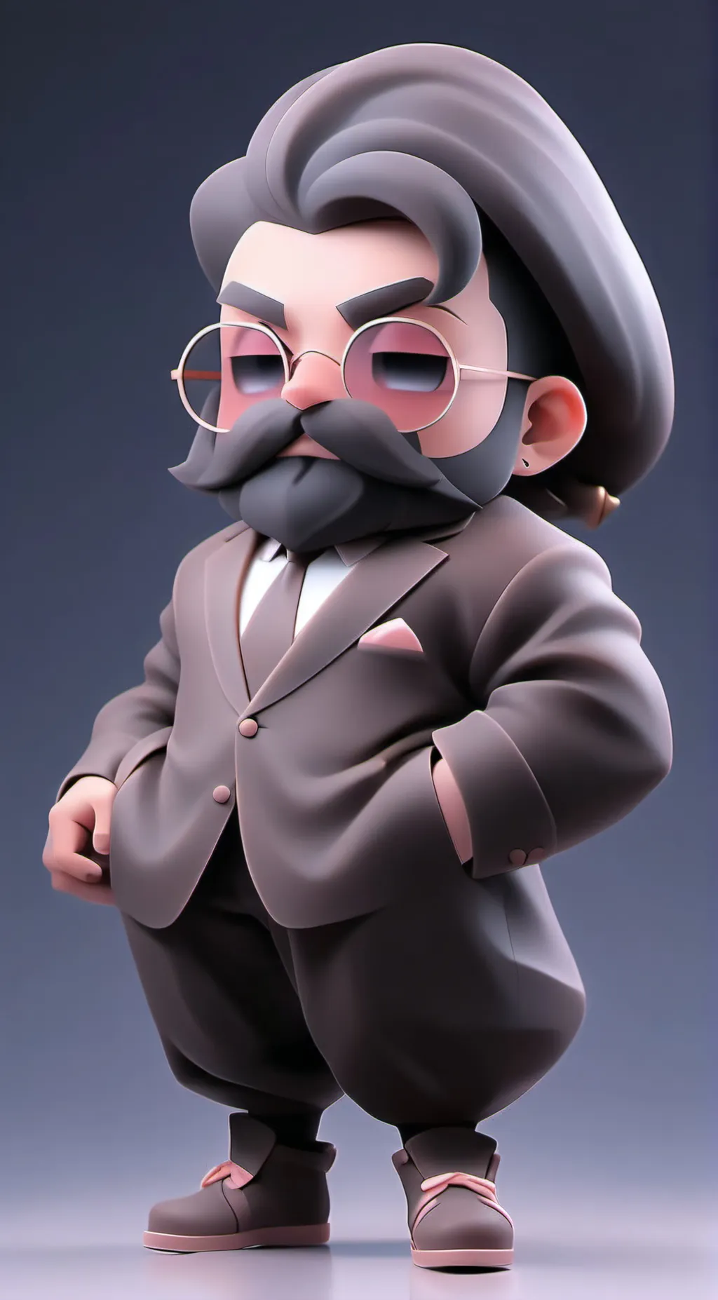 ai character: turdface mckgreree background