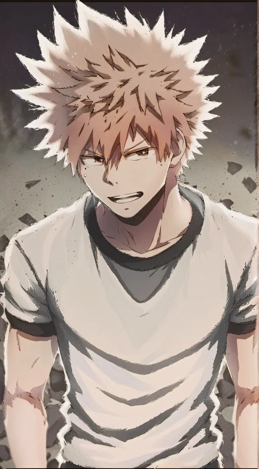 ai character: Bakugou  background