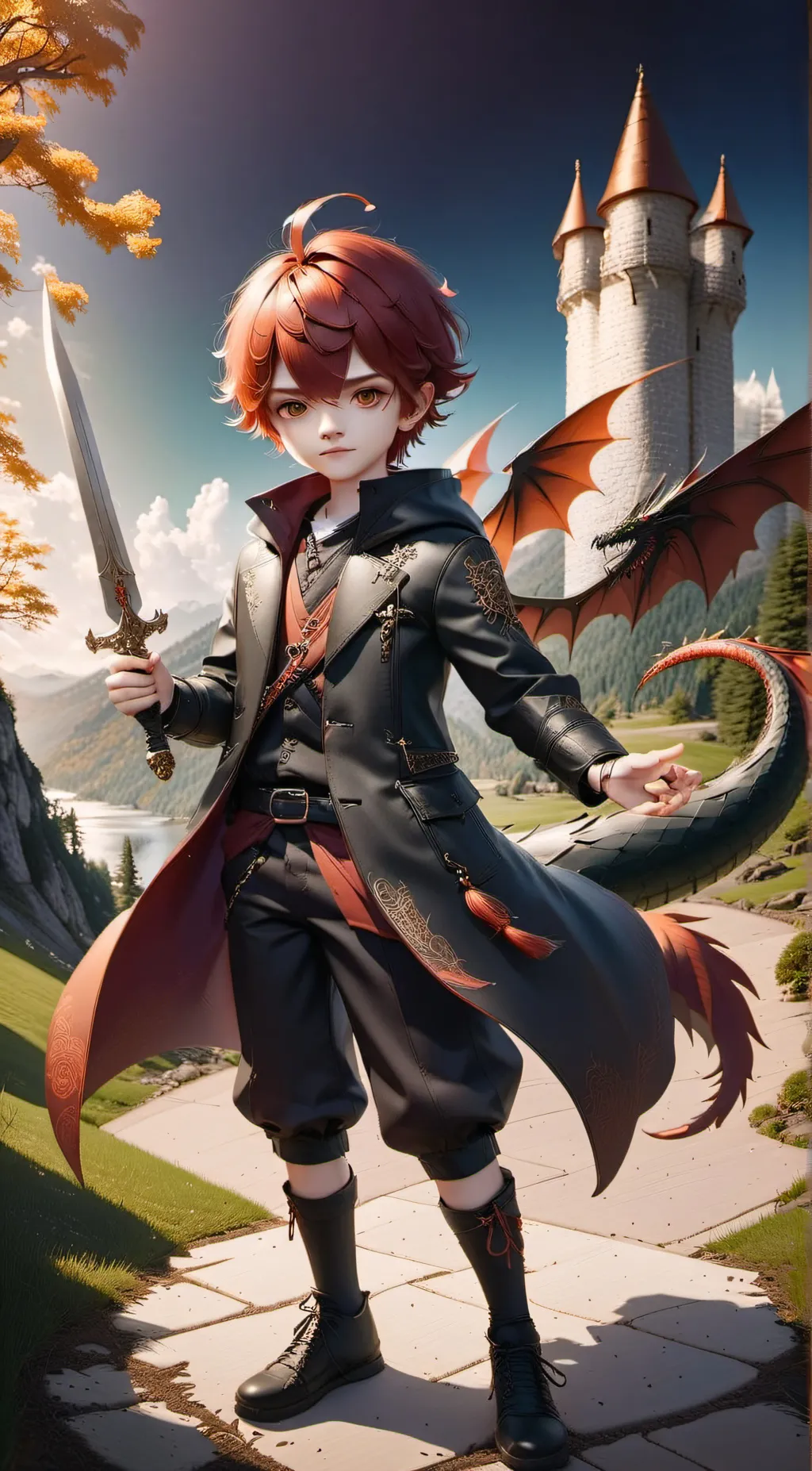 ai character: Blaze background