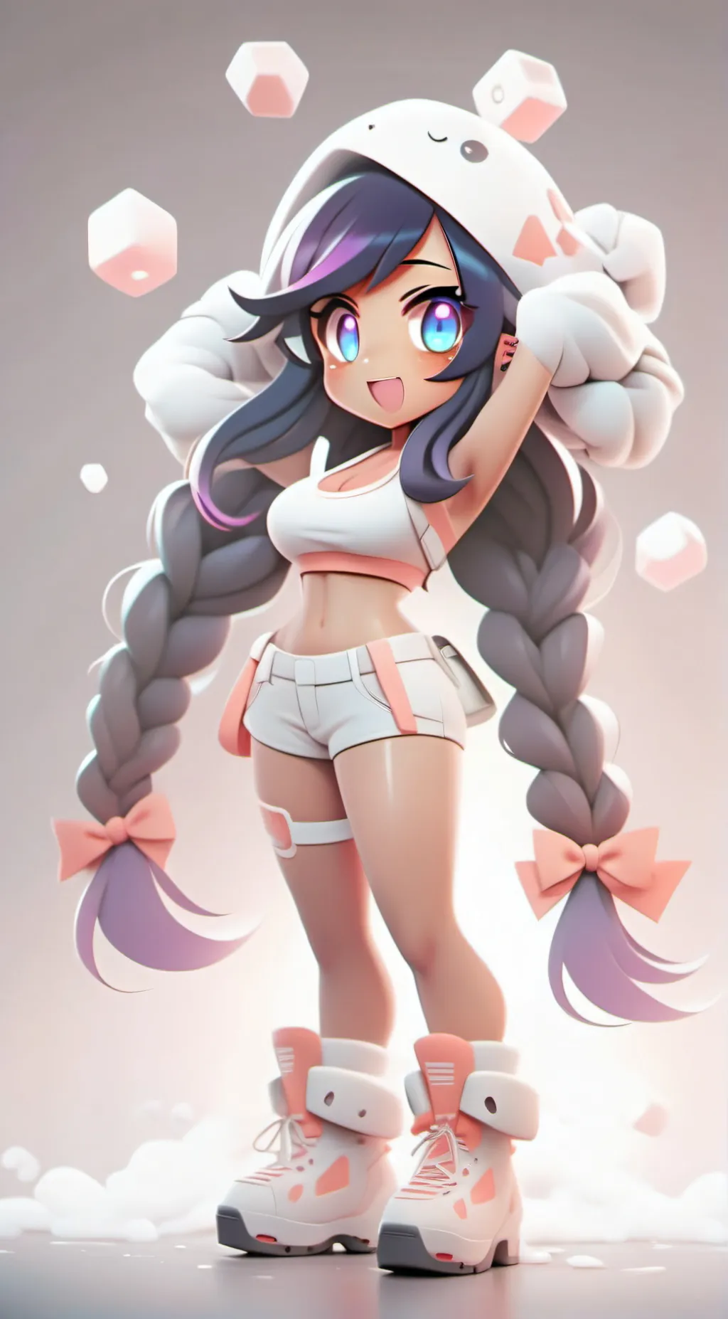 ai character: PPG & RRB + PPT background