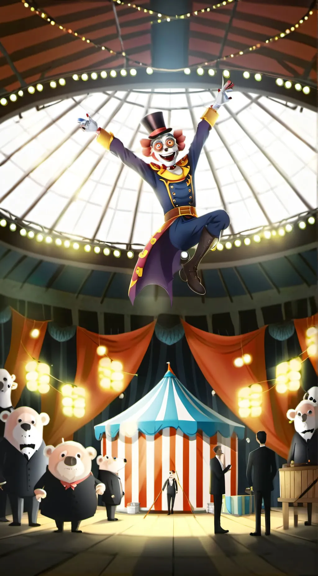 ai character: tadc scary background