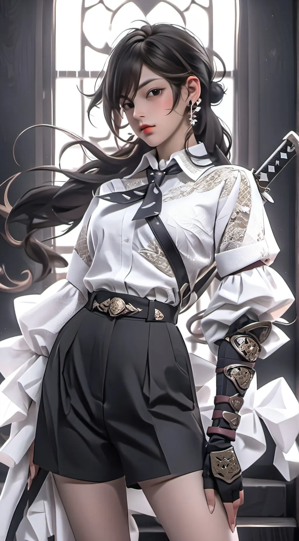 ai character: April  background
