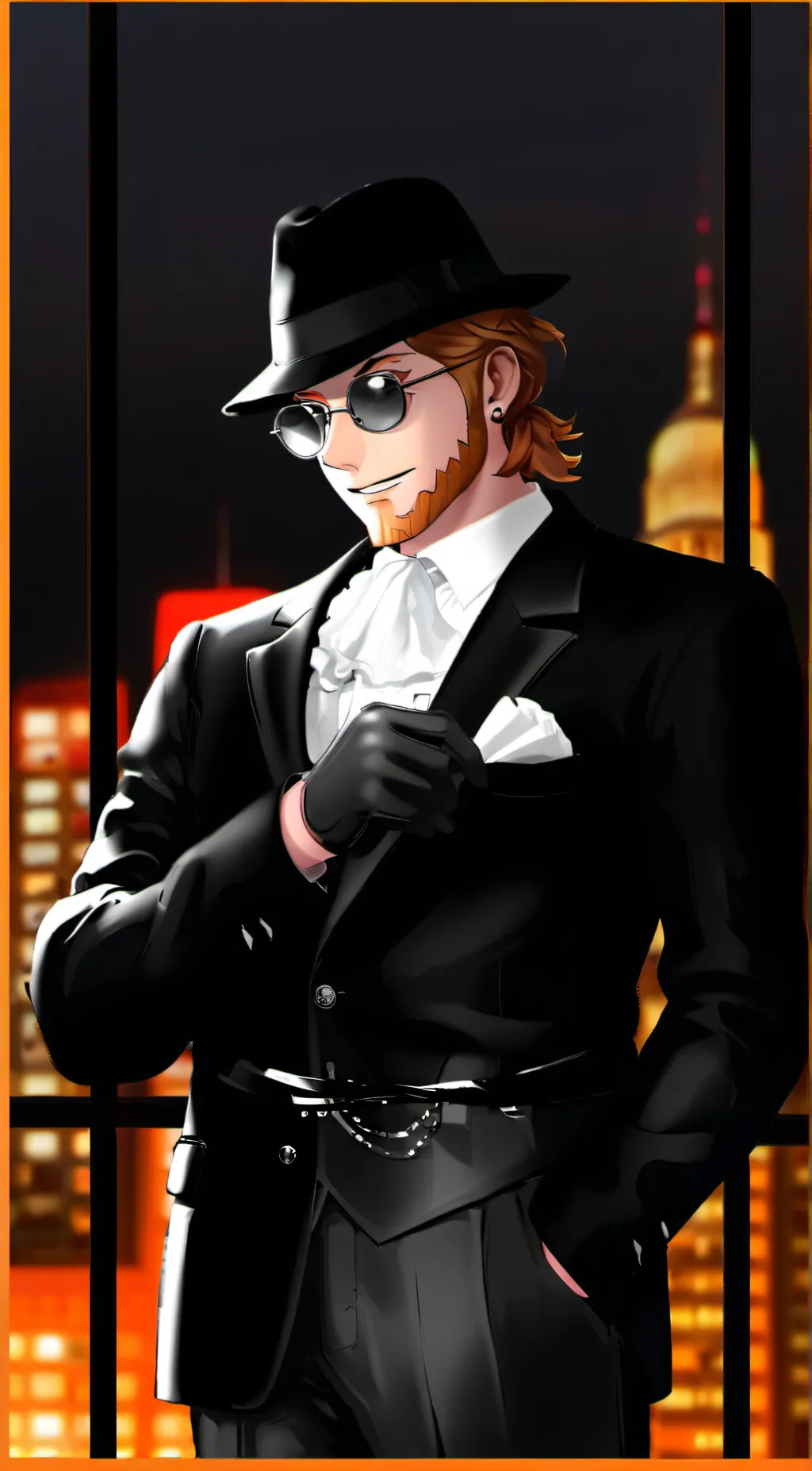 ai character: mafia mario background