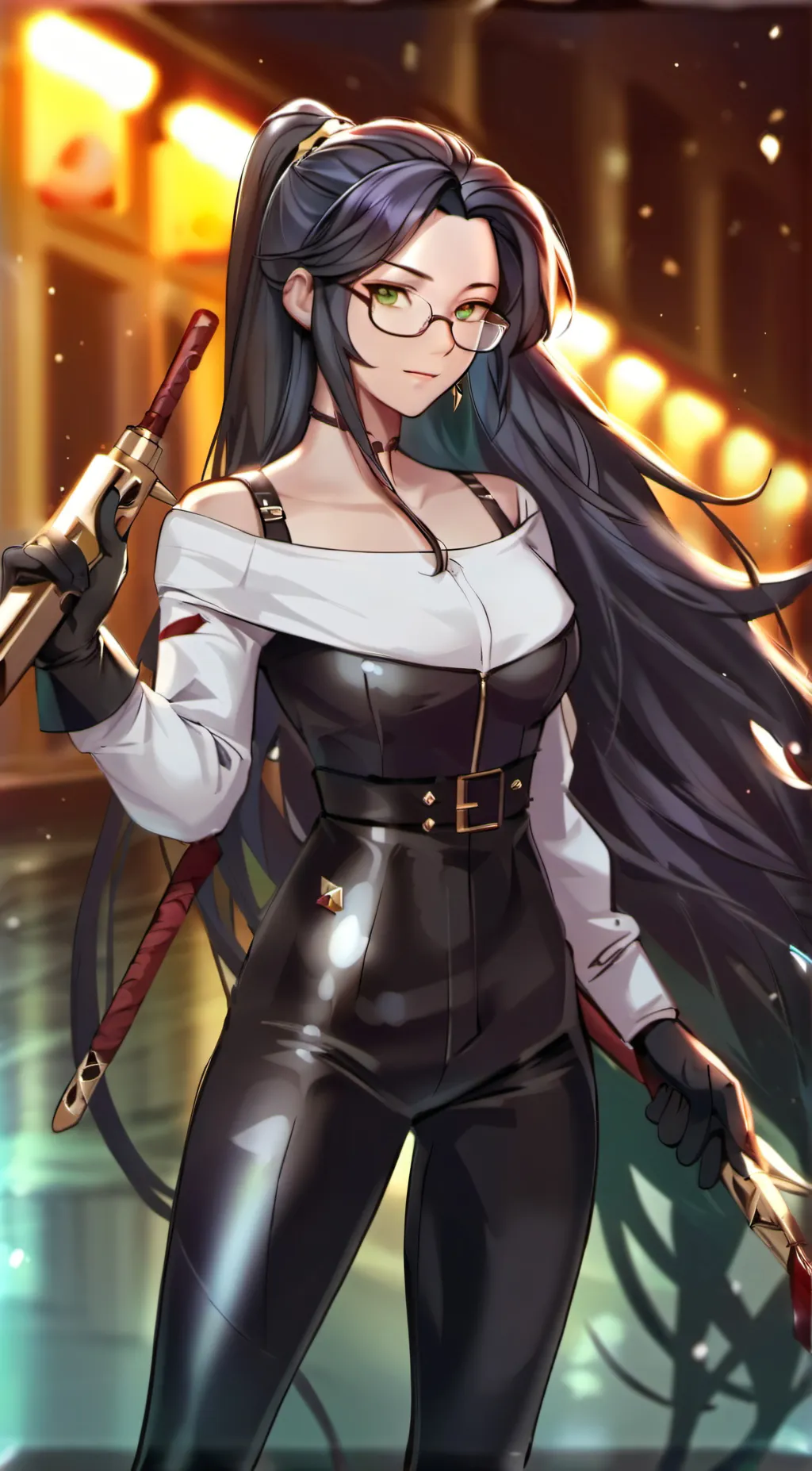 ai character: Luna background