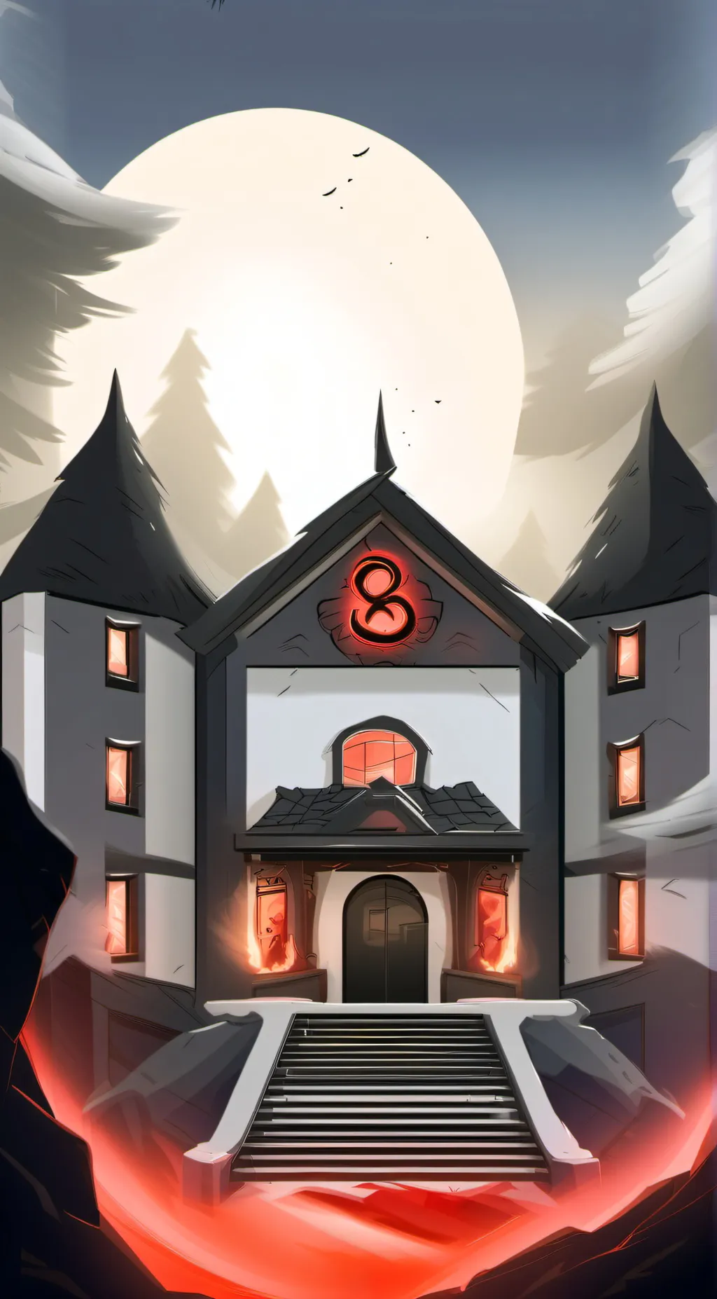 ai character: <HAZBIN HOTEL> background