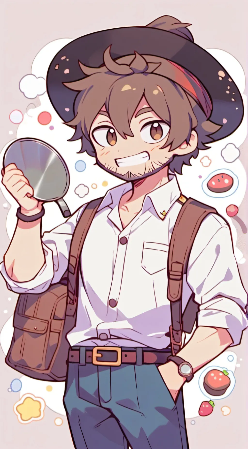 ai character: Crazy Dave background