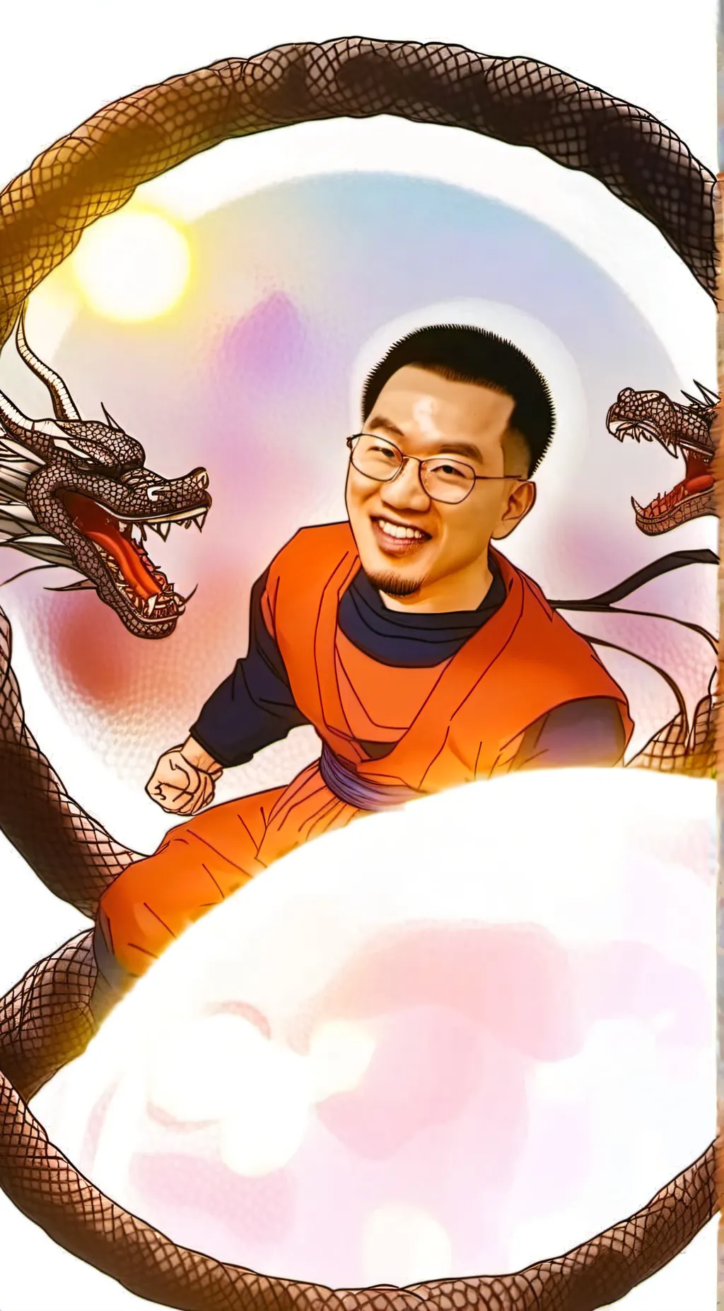 ai character: Akira Toriyama background