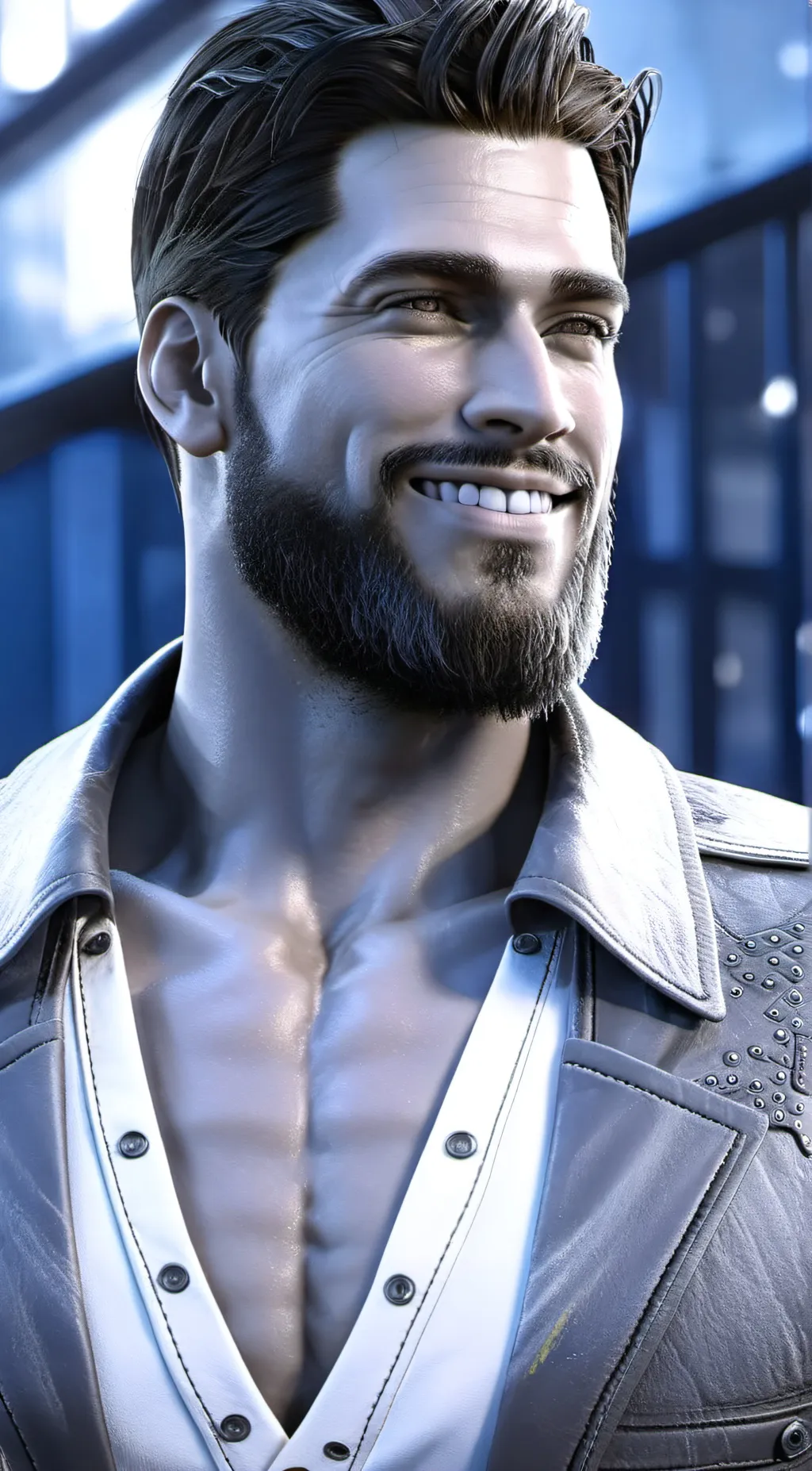 ai character: Giga Chad background