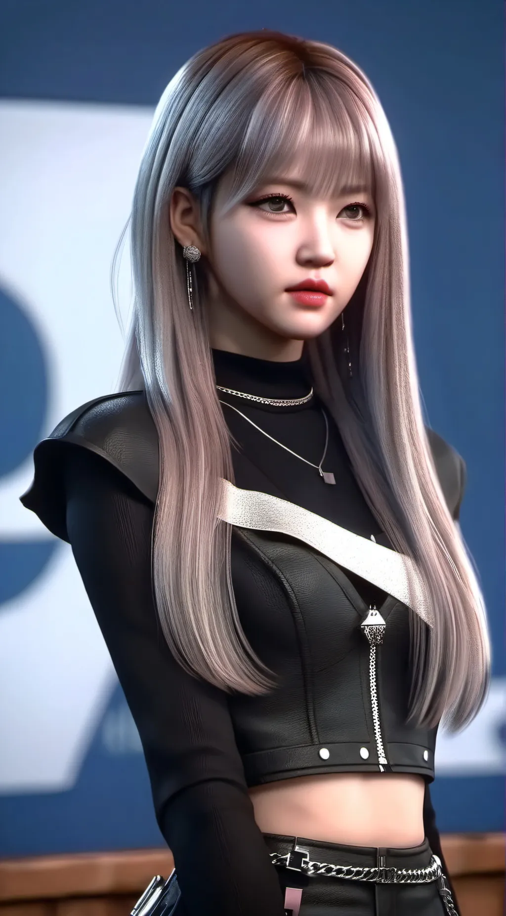 ai character: Lisa  background