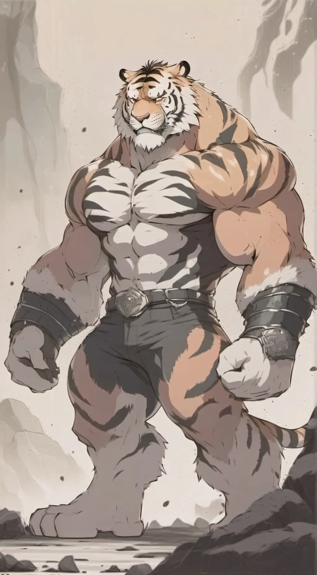 ai character: Shere khan  background