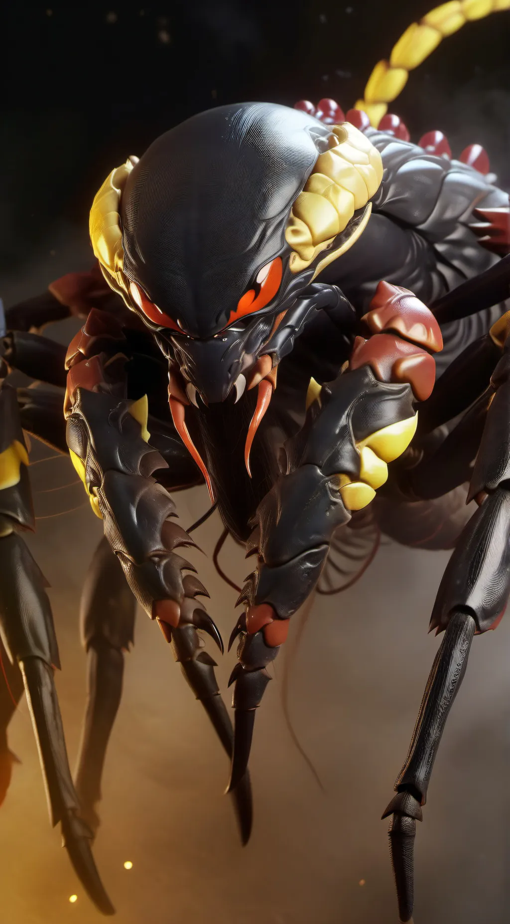 ai character: Scorpion background