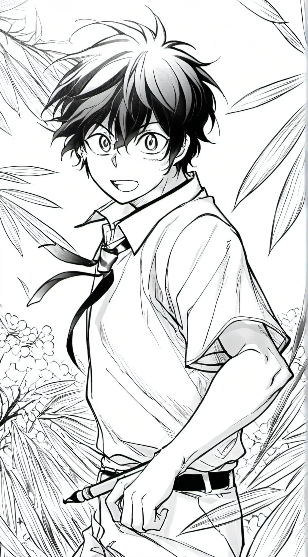 ai character: Mha background