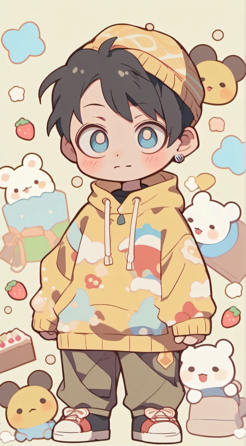 ai character: Zeke background