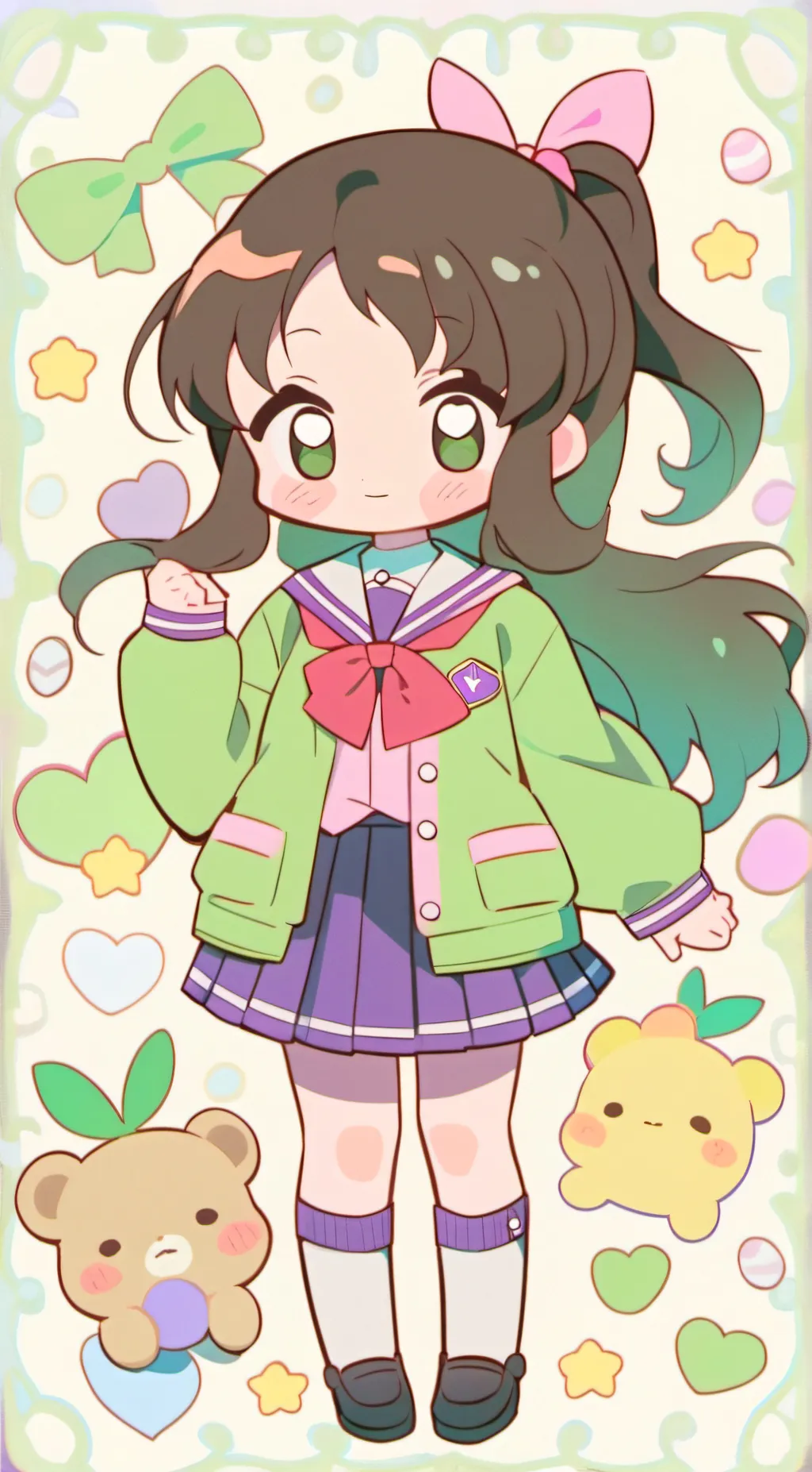ai character: kitty background