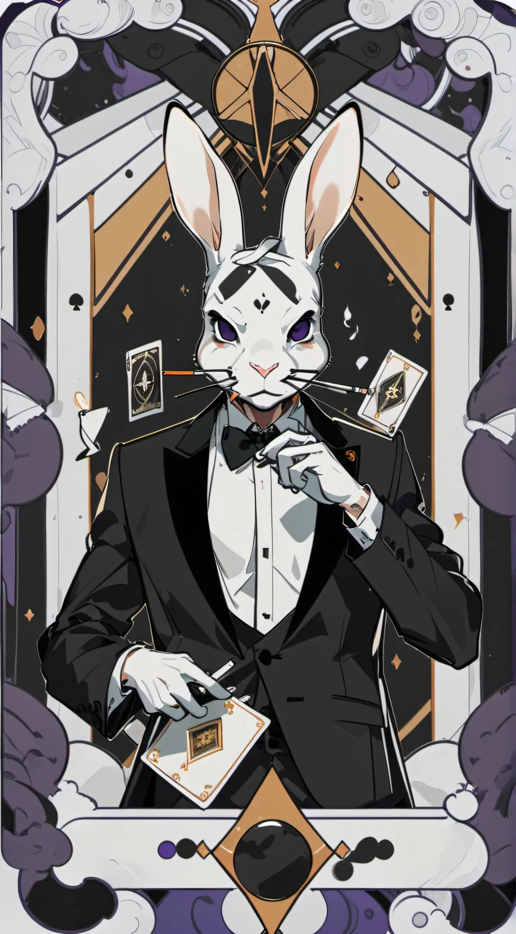 ai character: Stereo  background