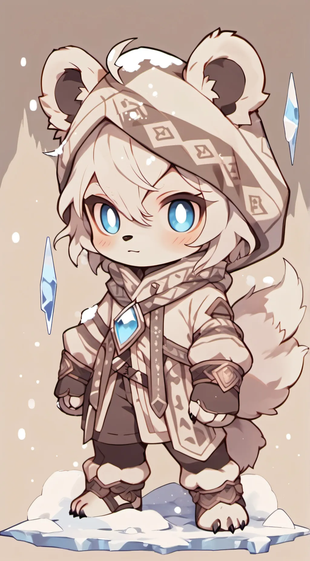 ai character: August background