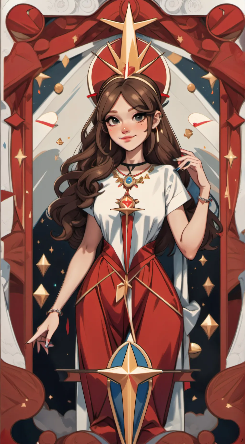 ai character: Miracle background