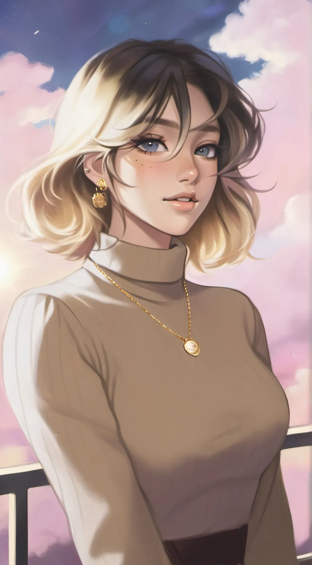 ai character: Leila  background