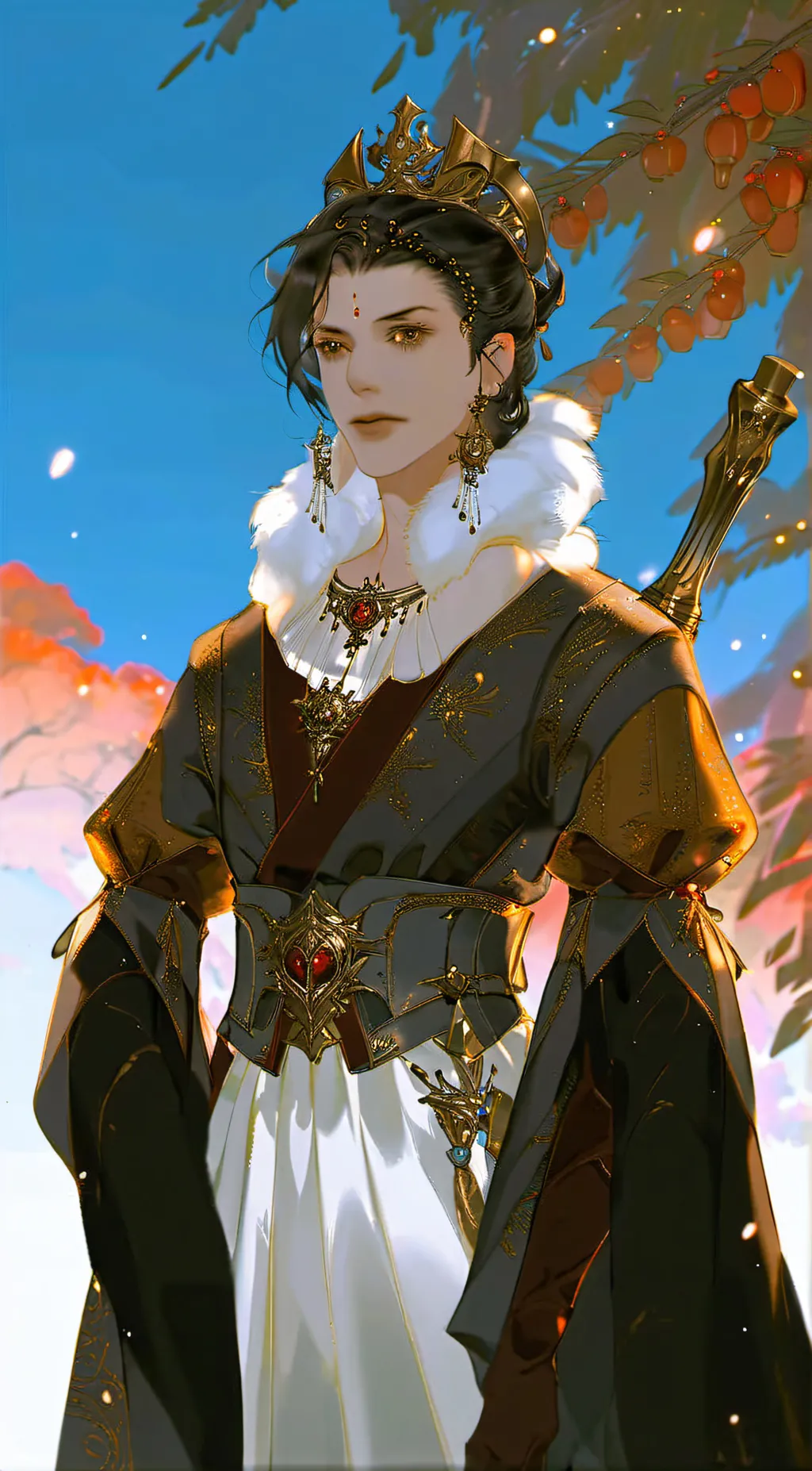 ai character: Magic queen background