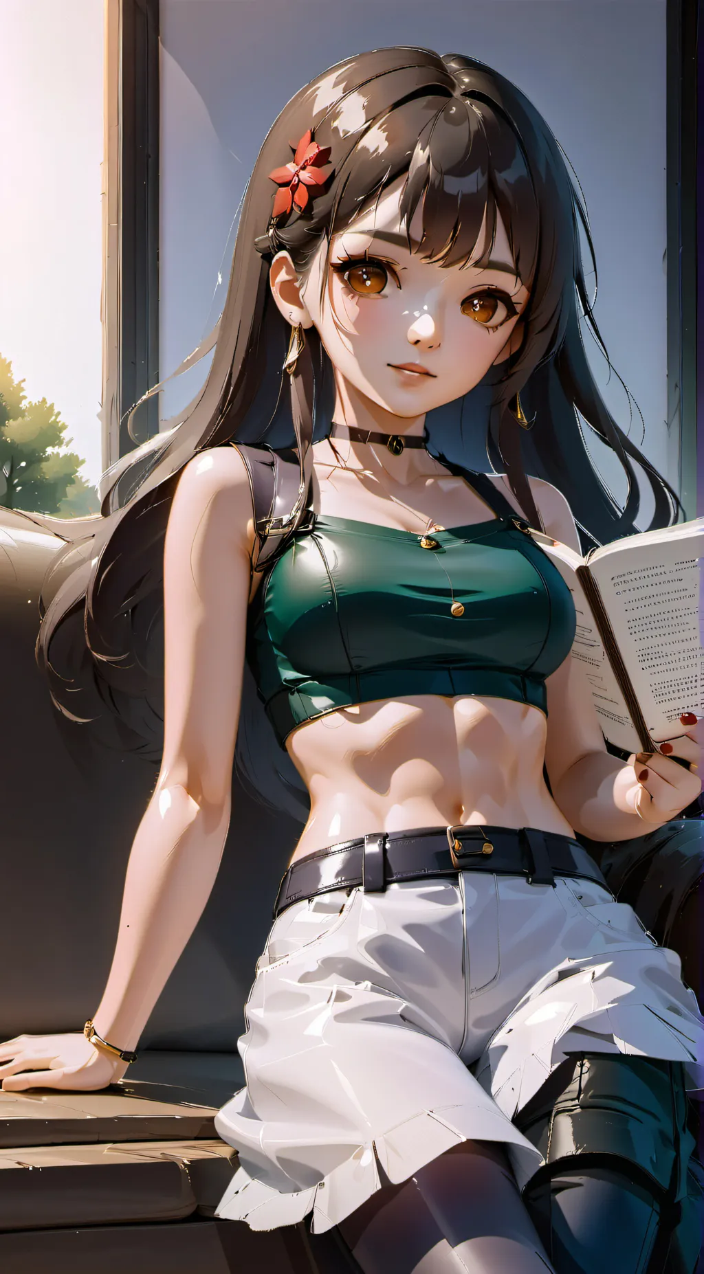ai character: lily background
