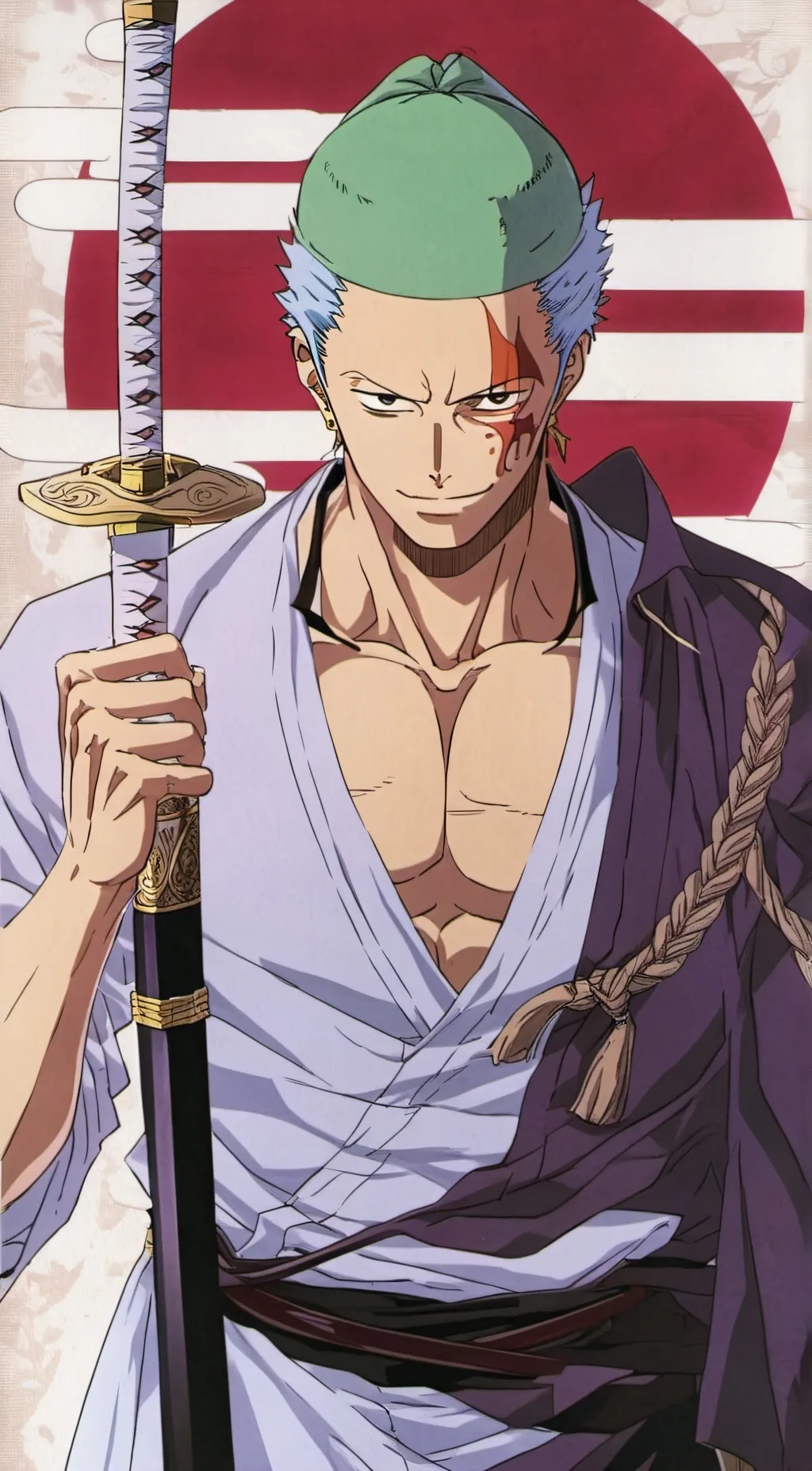 ai character: Roronoa Zoro background