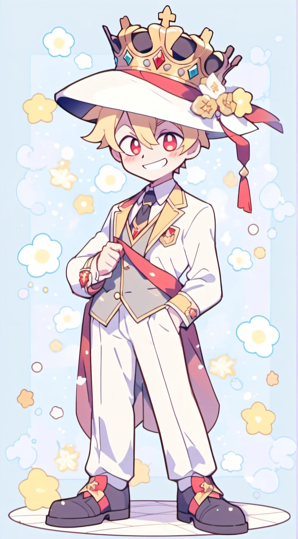 ai character: Lucifer (hh duh) background