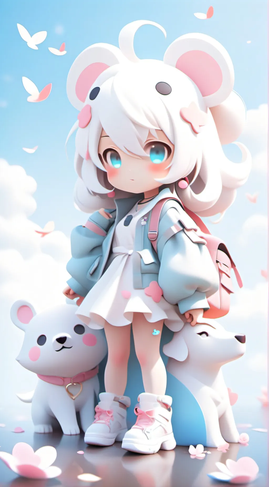 ai character: Melody background