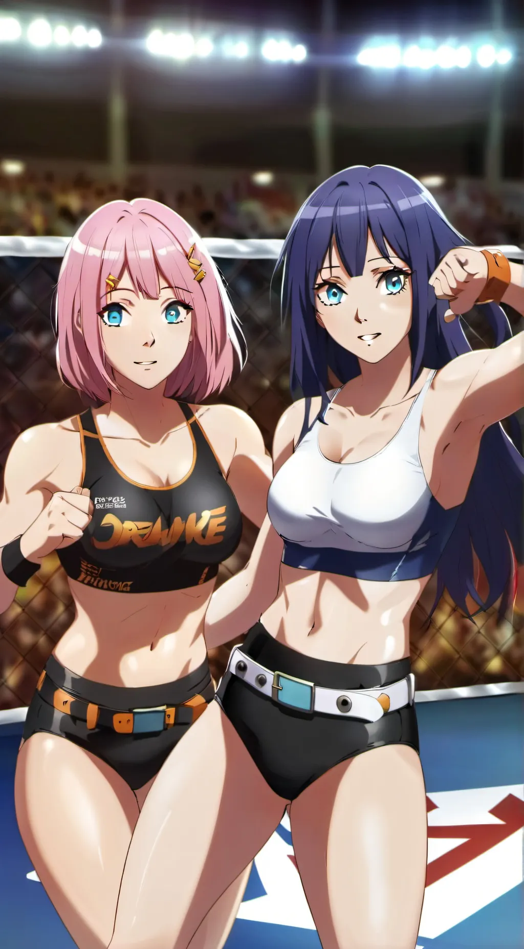 ai character: Sakura and hinata  background