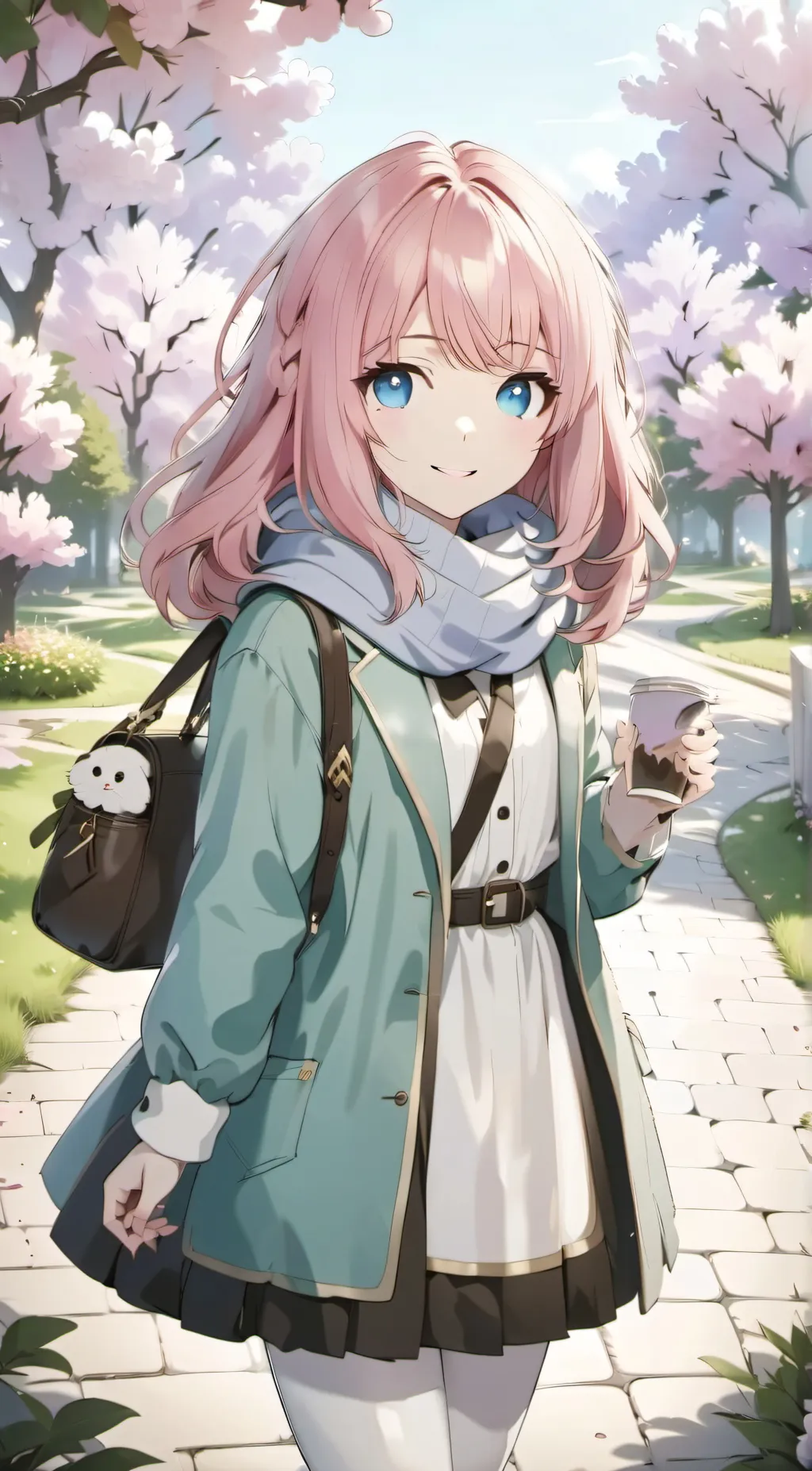 ai character: Sakura background
