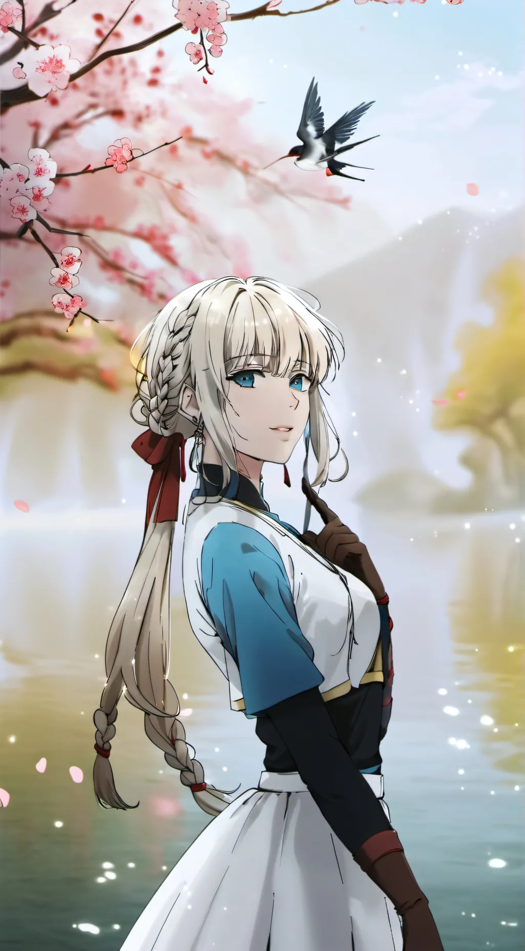 ai character: Kirari Momobami background