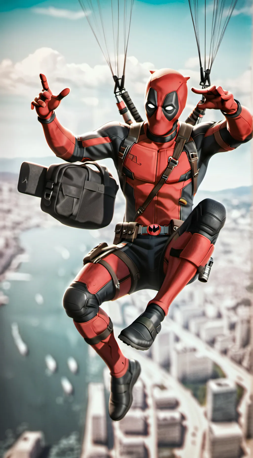 ai character: Deadpool  background