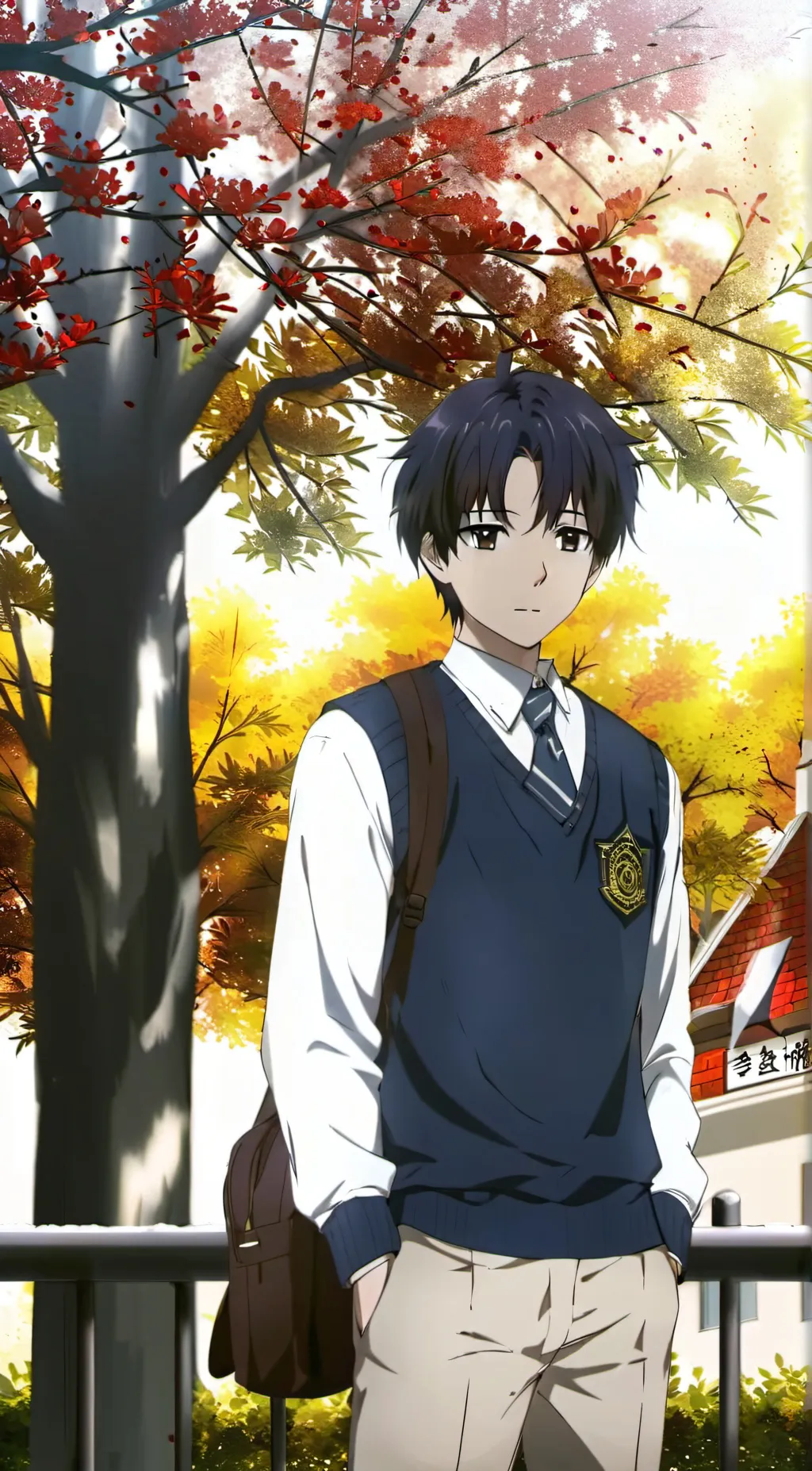 ai character: Shindo Hoshino background
