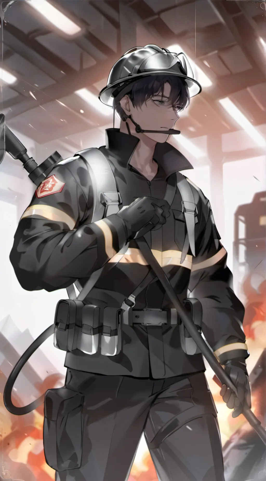 ai character: Derek  background