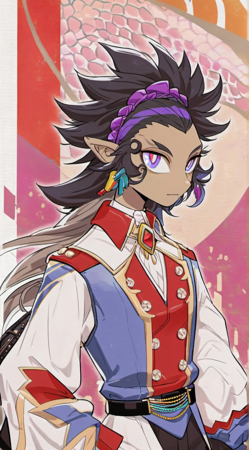 ai character: Hebi background