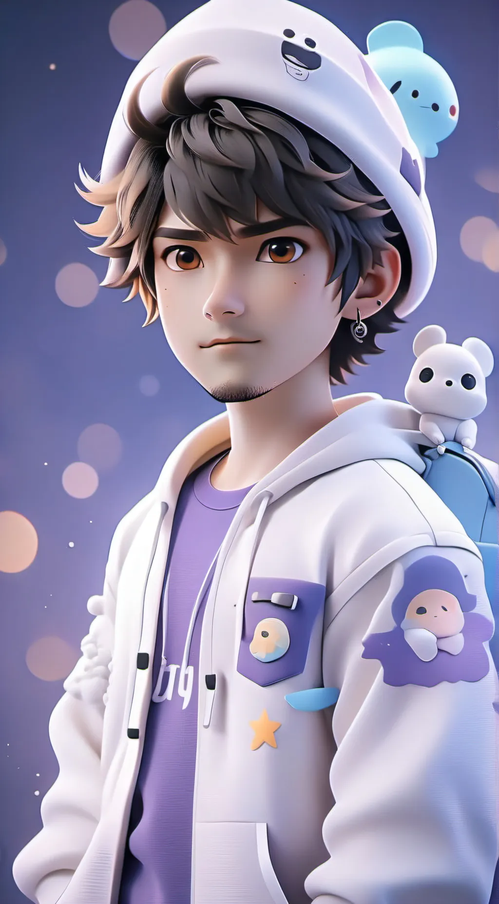 ai character: Daz background