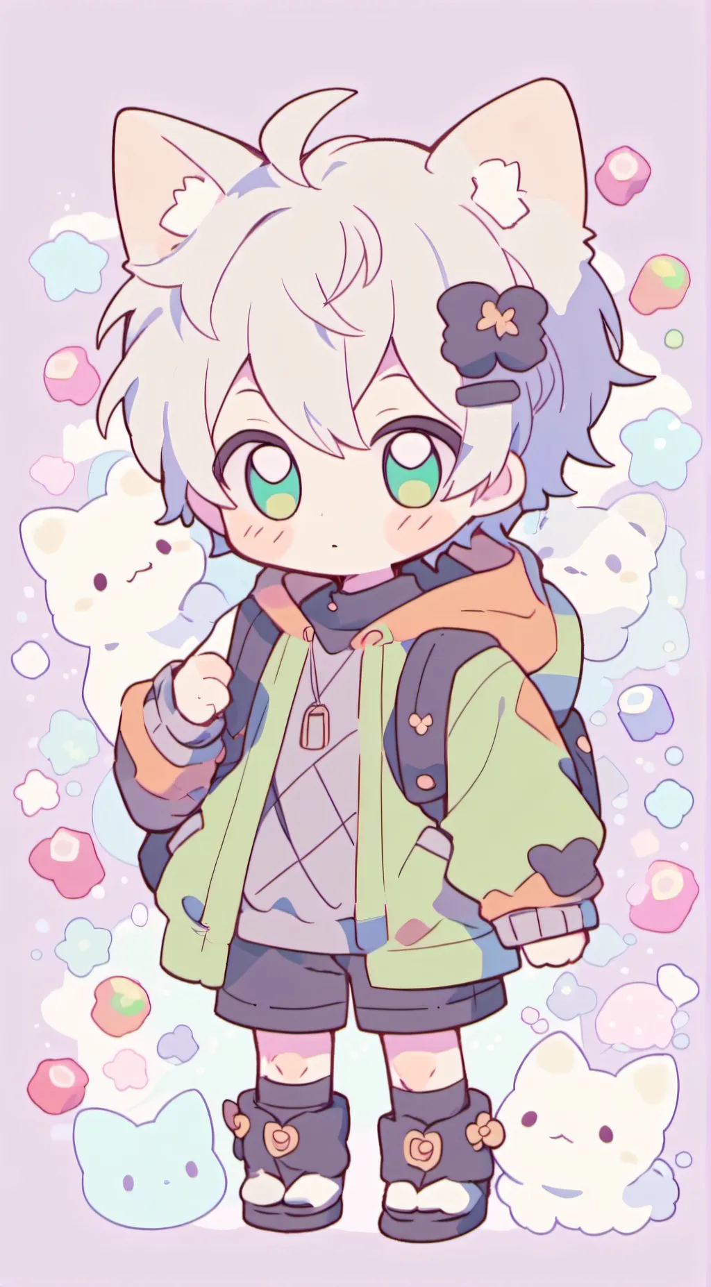 ai character: Snowie background