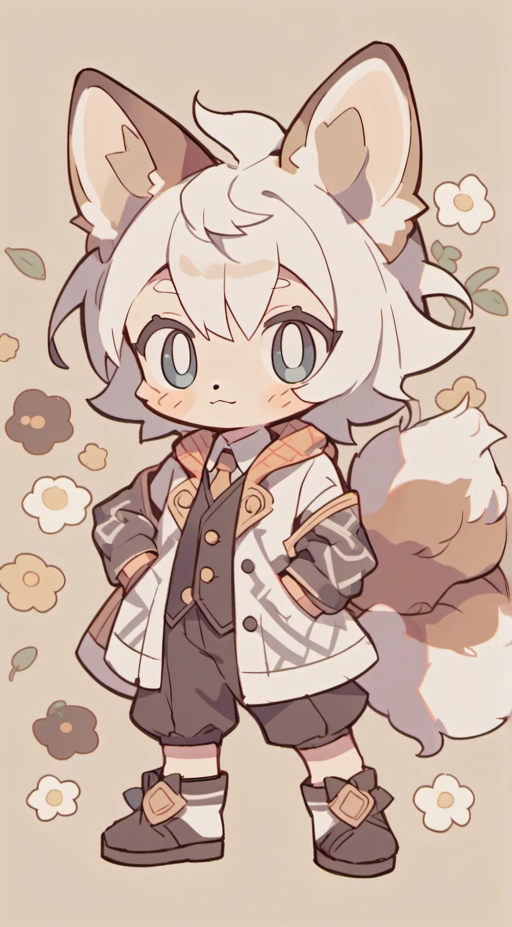 ai character: Tails background