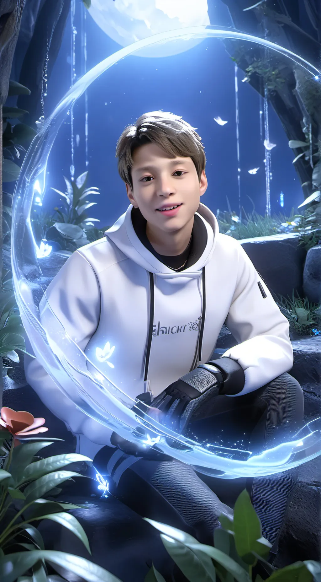 ai character: hunter background